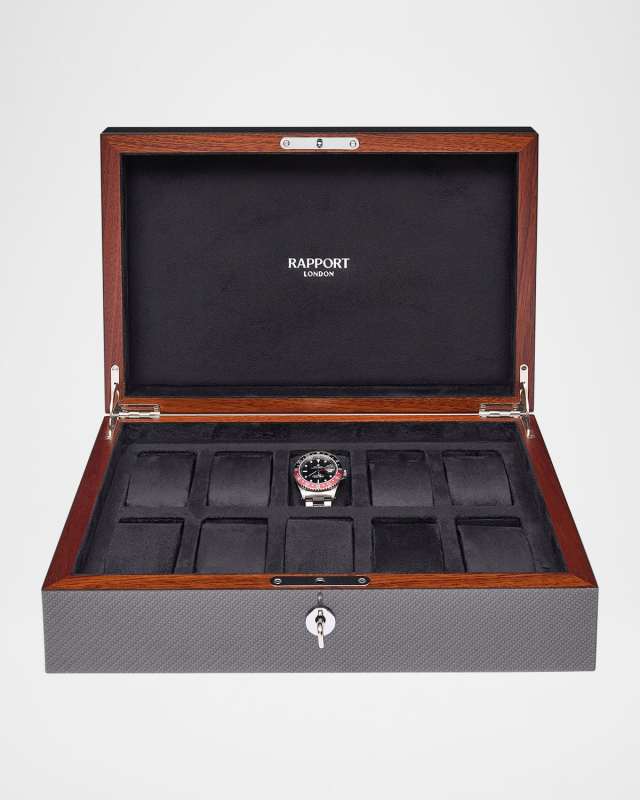 Carbon Fiber 10-Watch Box